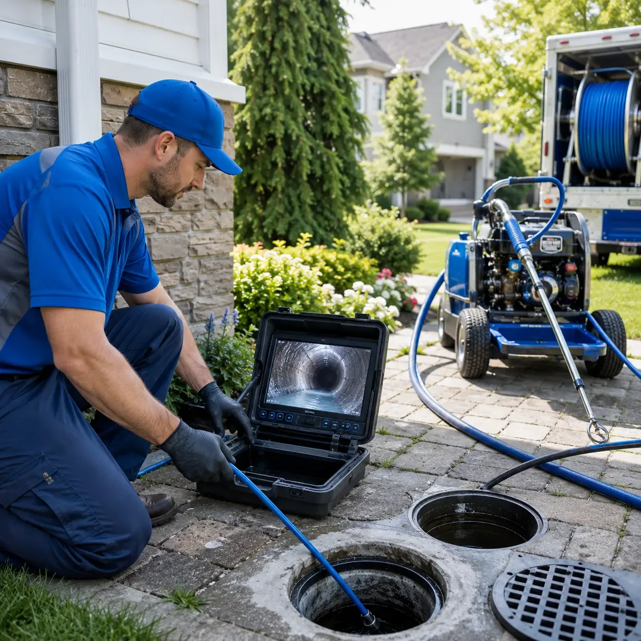 Outdoor drain cleaning professionals serving Clarks Hill, IN