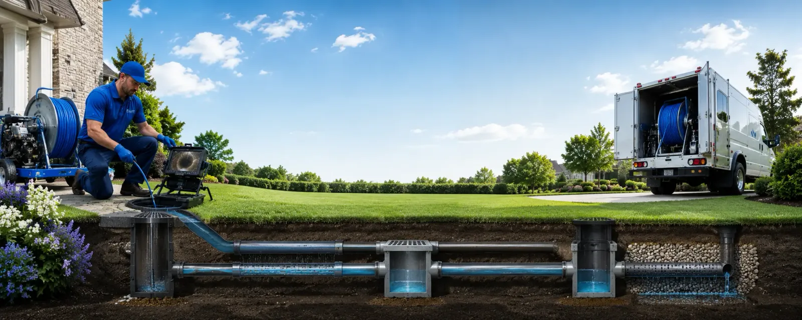 Outdoor drain cleaning information for Clarks Hill, IN